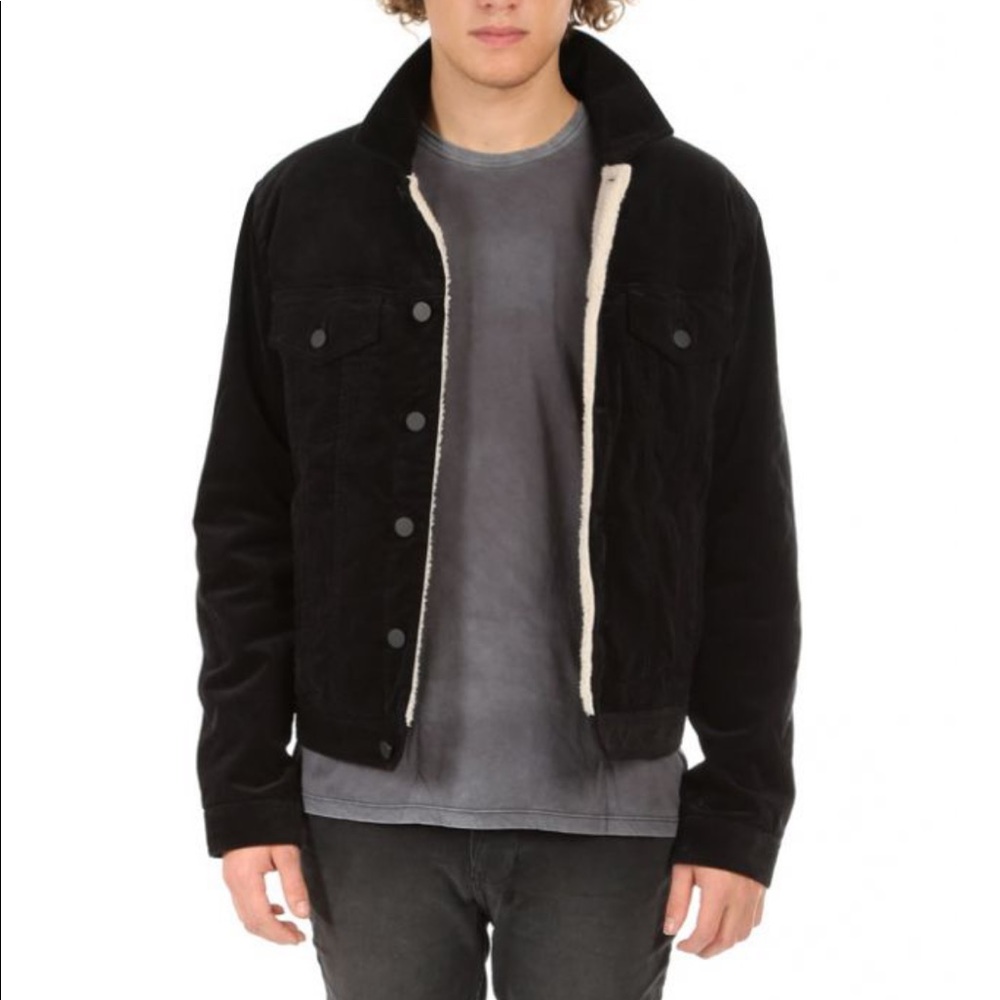 Brand New ATM - Sherpa-Lined Corduroy Jean Jacket